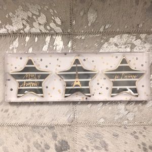 NWT I Love Paris Vanity Tray Trio